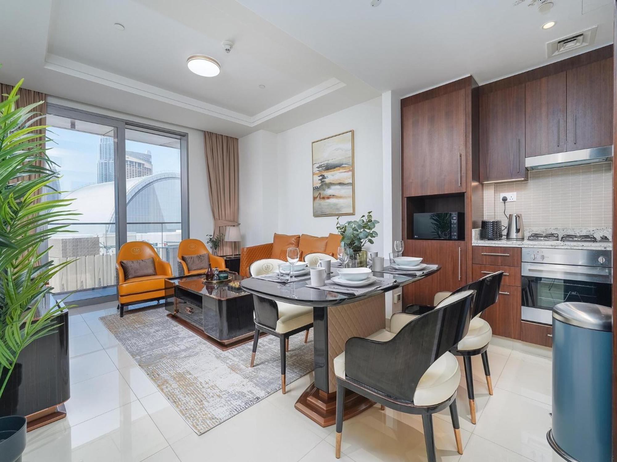 Luxurious Stylish Apartments Across Dubai Mall Burj Khalifa City Views Εξωτερικό φωτογραφία